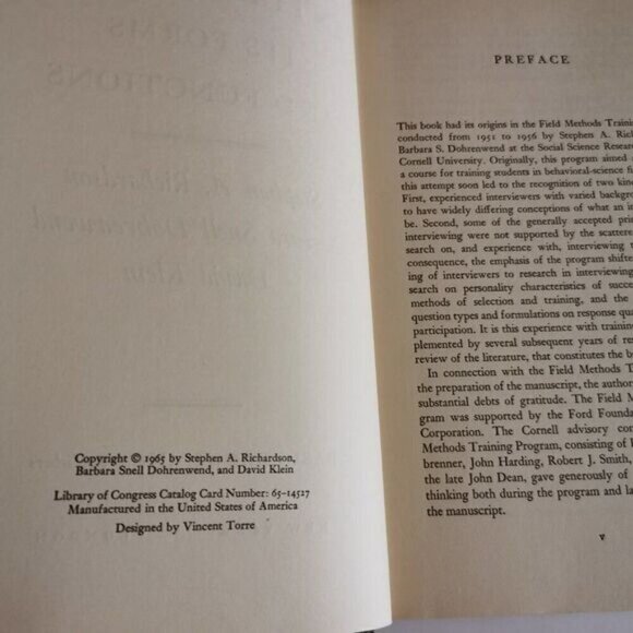 1965 Interviewing Its Form and Functions Textbook, Social Science Field Methods - Picture 4 of 7